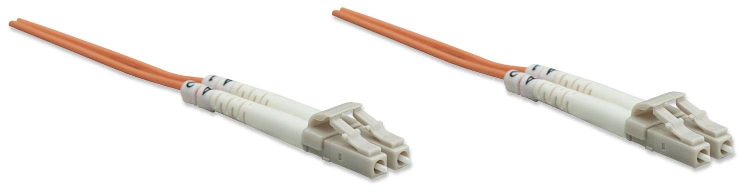 Câble de raccordement fibre optique FO [1x LC mâle - 1x LC mâle] Intellinet 471244 62,5/125 µ Multimode OM1 10.00 m-4