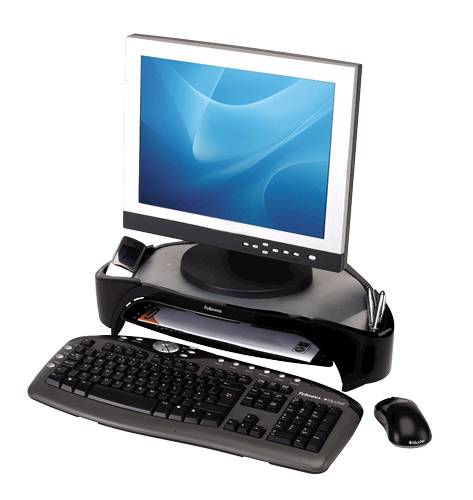 Réhausseur de moniteur Fellowes Smart Suites Plus 8020801 noir, argent-3