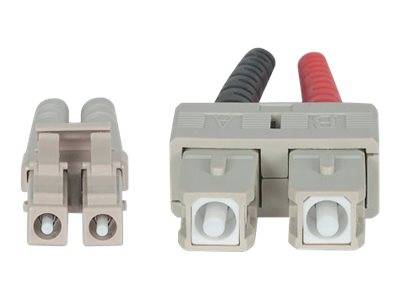 Câble de raccordement FO Intellinet 751179 [1x LC mâle - 1x SC mâle] 50/125 µ Multimode OM4 10.00 m-1