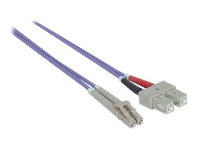 Câble de raccordement FO Intellinet 751179 [1x LC mâle - 1x SC mâle] 50/125 µ Multimode OM4 10.00 m-2