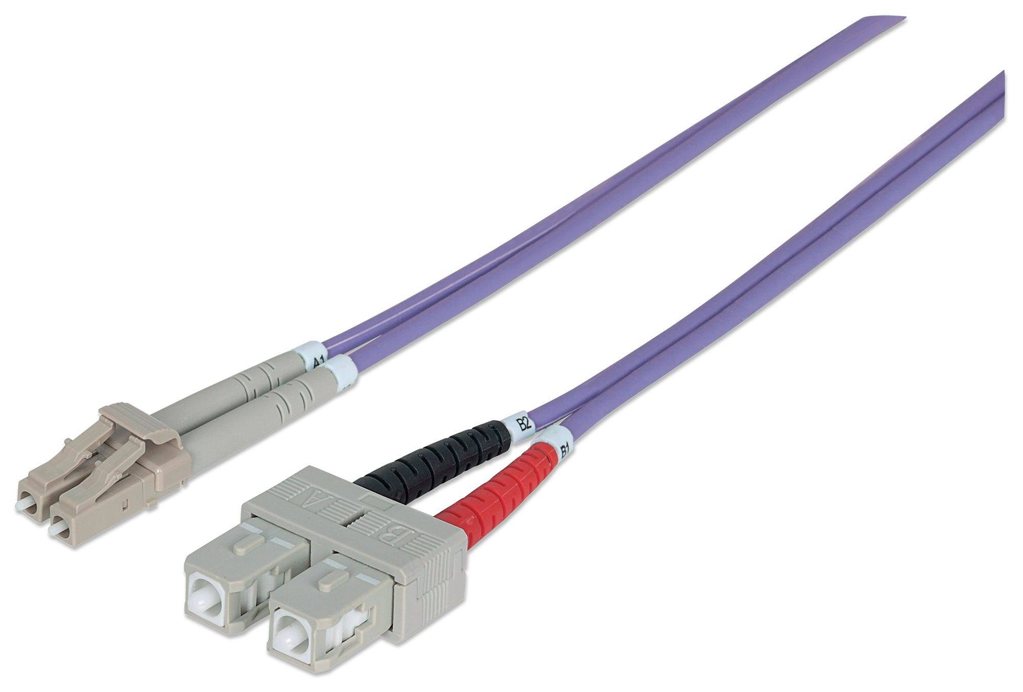 Câble de raccordement FO Intellinet 751179 [1x LC mâle - 1x SC mâle] 50/125 µ Multimode OM4 10.00 m-4
