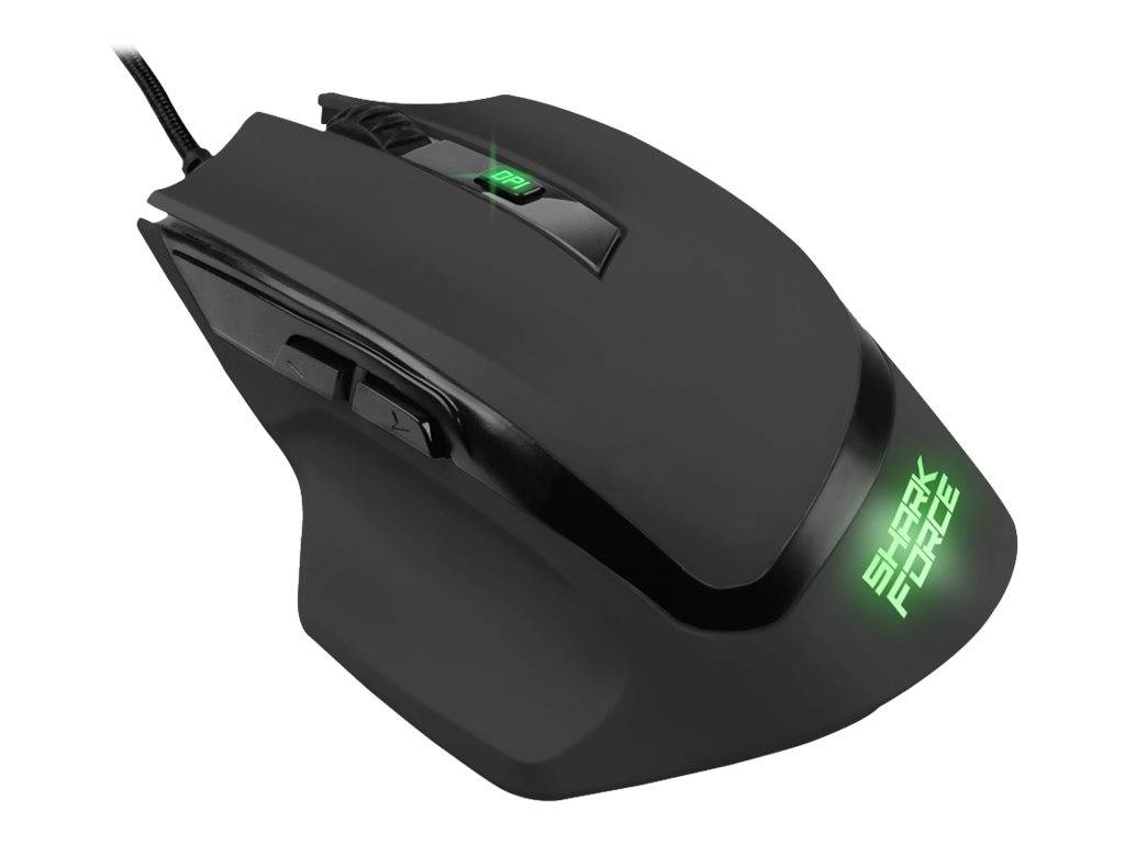 Sharkoon MOUSE USB Kit clavier + souris + pavé numérique éclairé, molette intégrée allemand, QWERTZ noir-2