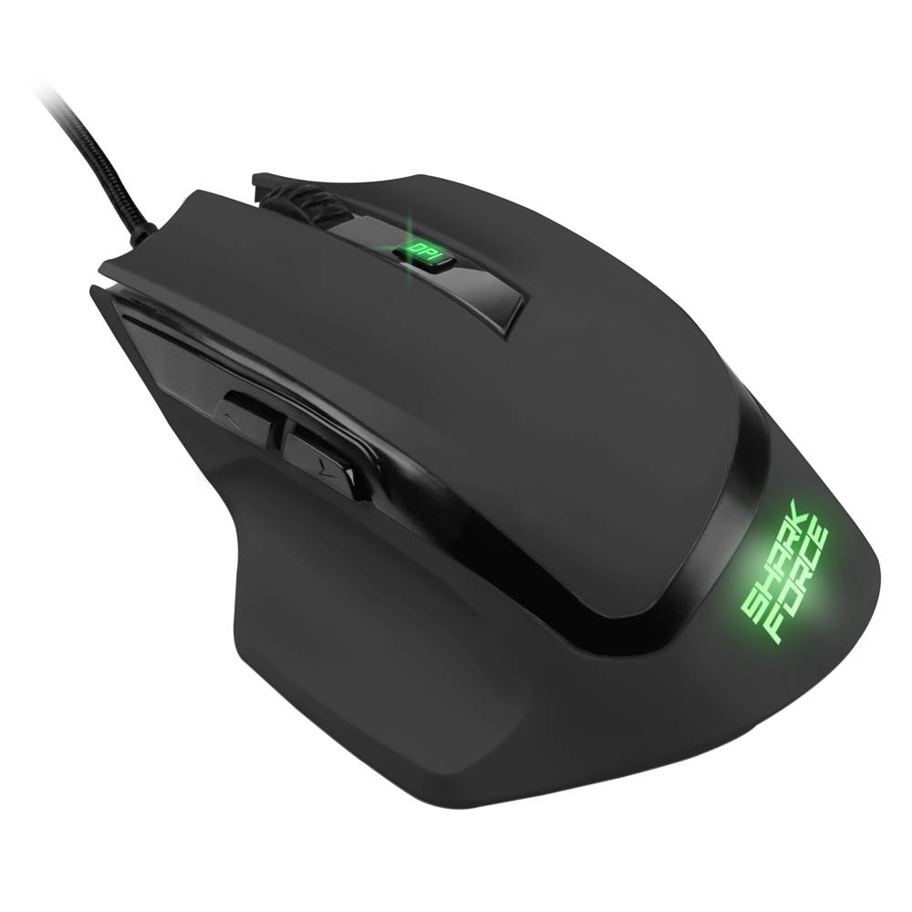 Sharkoon MOUSE USB Kit clavier + souris + pavé numérique éclairé, molette intégrée allemand, QWERTZ noir-4