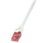 Câble réseau LogiLink CAT6 U/UTP 0.25 m blanc