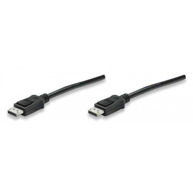 Cordon TECHly DisplayPort Fiche mâle DisplayPort 0 m noir ICOC-DSP-A-020 Câble DisplayPort-2