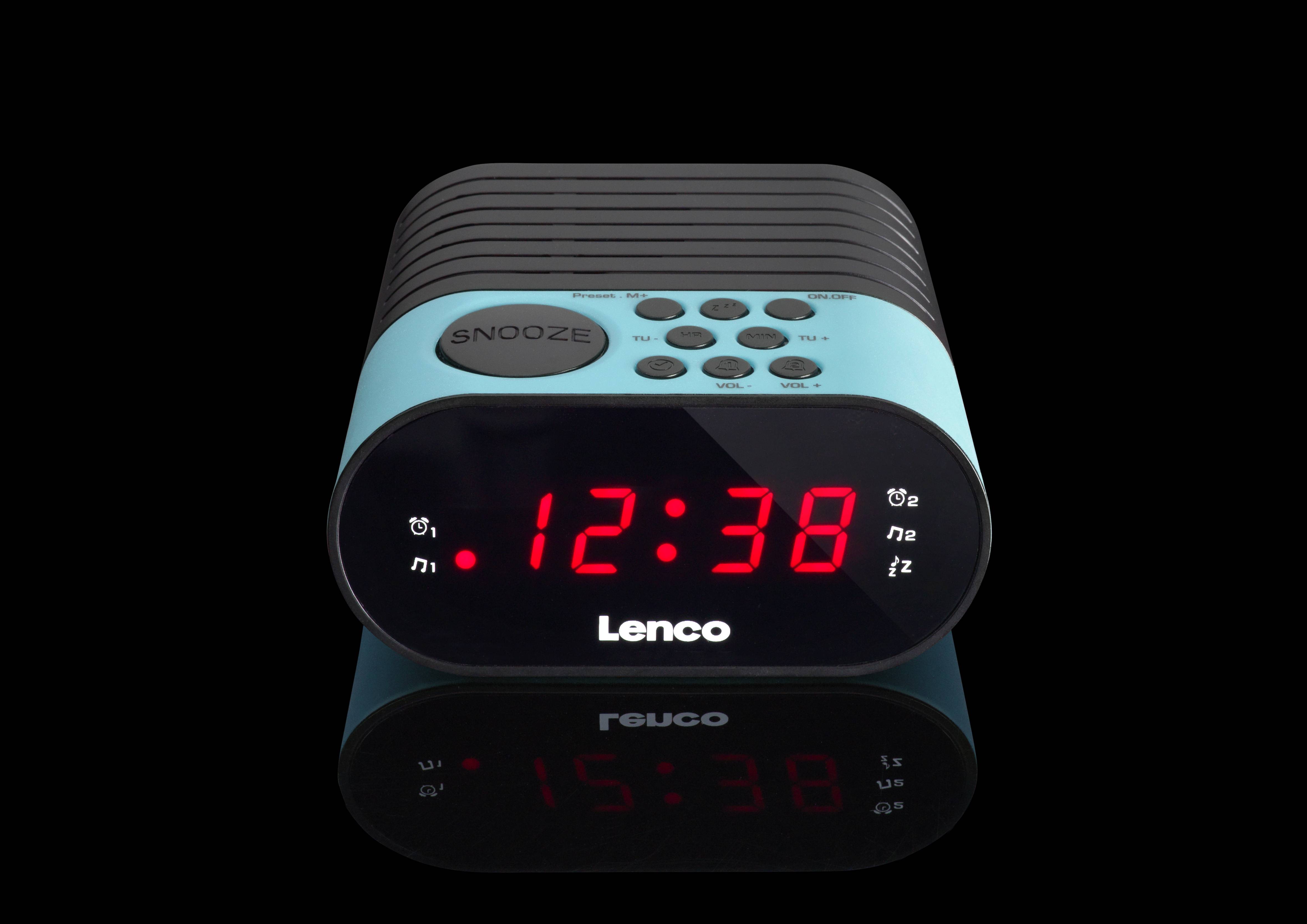 Radio Réveil FM PLL Double Alarme avec Affichage LED-1