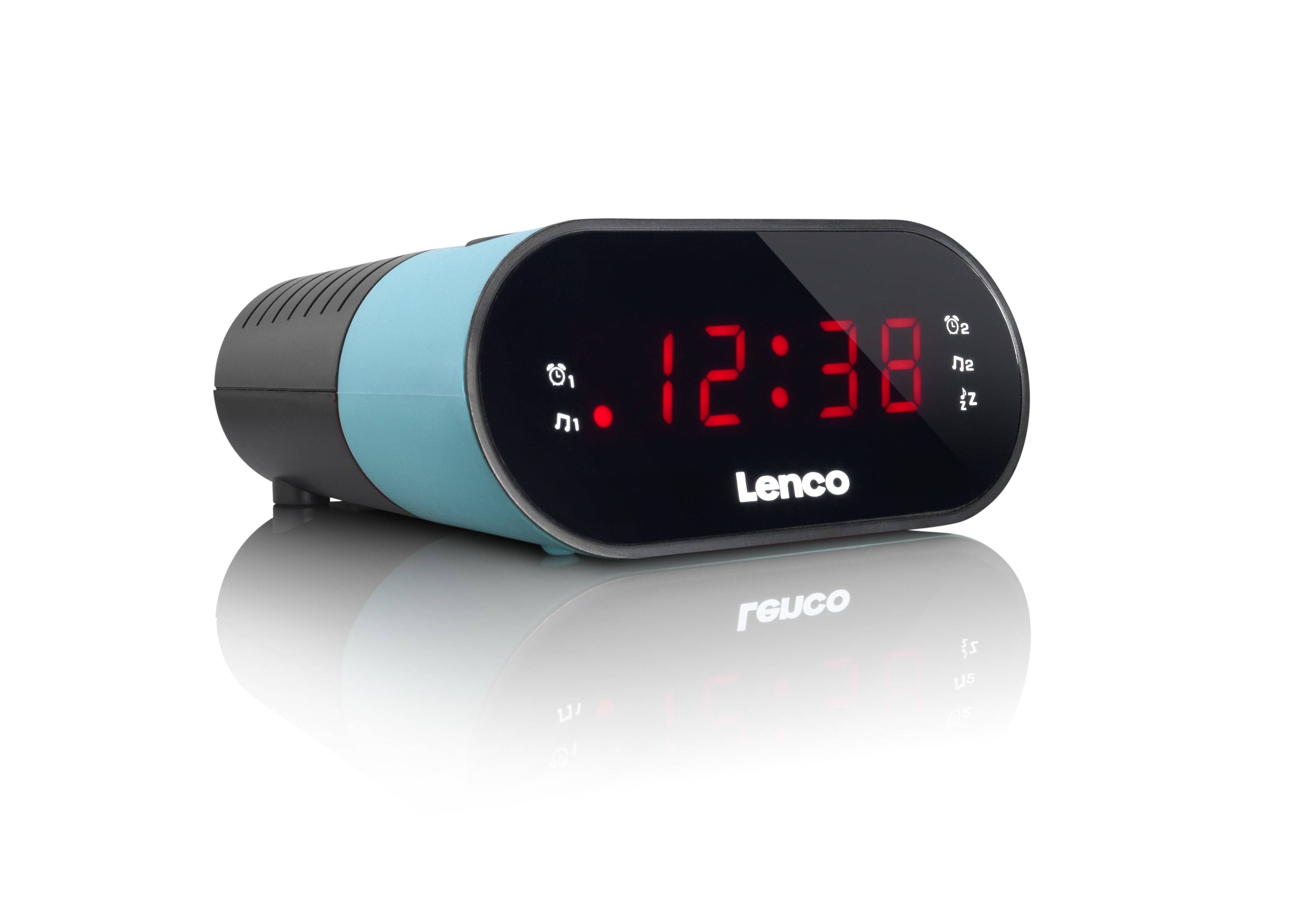 Radio Réveil FM PLL Double Alarme avec Affichage LED-3