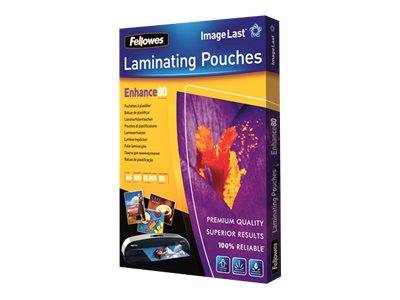 FELLOWES POCHETTES A4 - DOS ADHESIF - 80 MICR-1