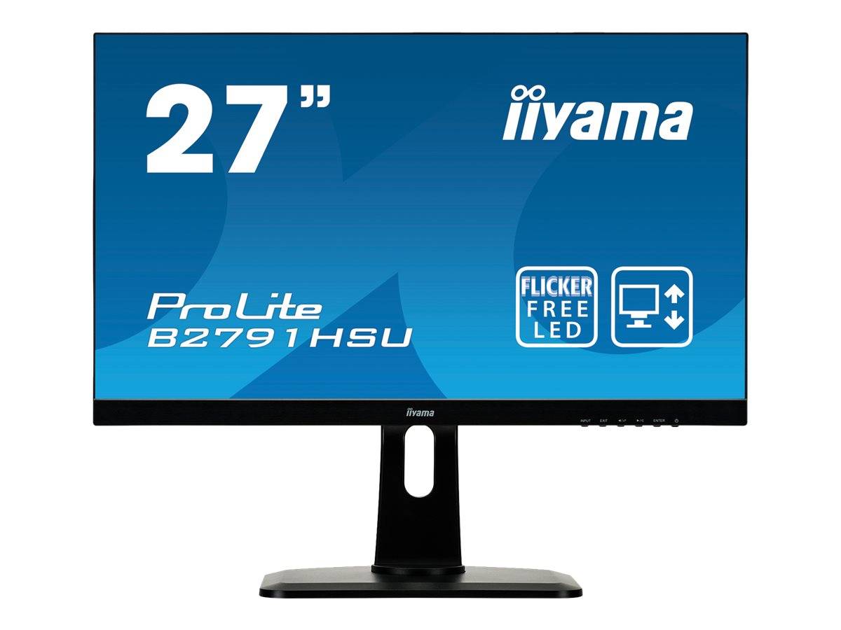 Moniteur LED Iiyama ProLite B2791HSU CEE E (A - G) 68.6 cm 27 pouces 1920 x 1080 pixels 16:9 1 ms DisplayPort, HDMI™, US-2