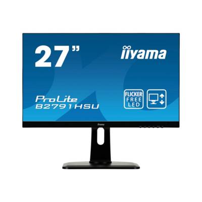 Iiyama ProLite B2791HSU Moniteur LED 68.6 cm (27 pouces) CEE E (A - G);1920 x 1080 pixelsFull HD1 msDisplayPort, HDMI™, -2
