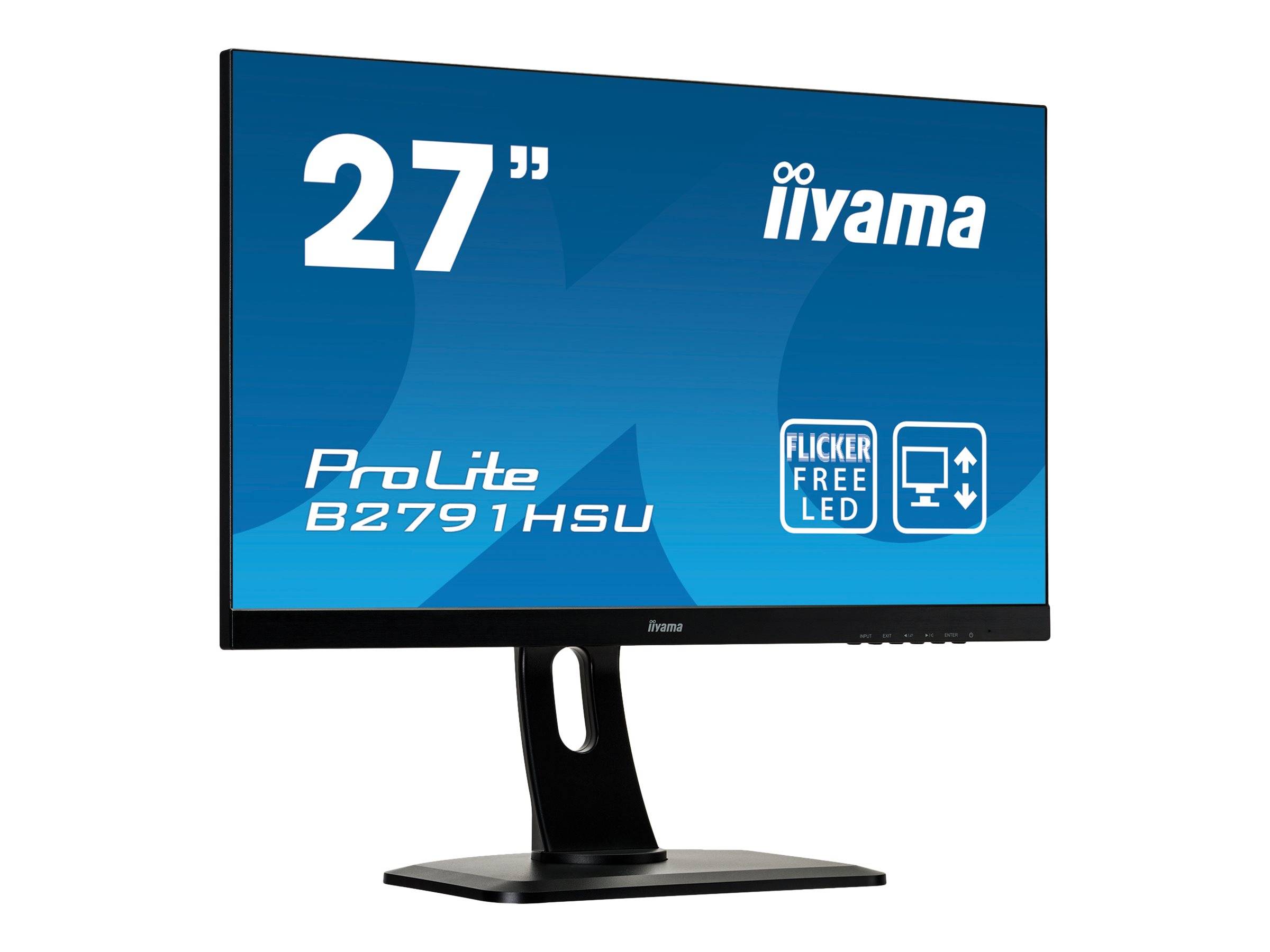Moniteur LED Iiyama ProLite B2791HSU CEE E (A - G) 68.6 cm 27 pouces 1920 x 1080 pixels 16:9 1 ms DisplayPort, HDMI™, US-3