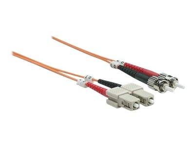 Câble de raccordement FO Intellinet 472586 [1x ST mâle - 1x SC mâle] 50/125 µ Multimode OM2 20.00 m-3