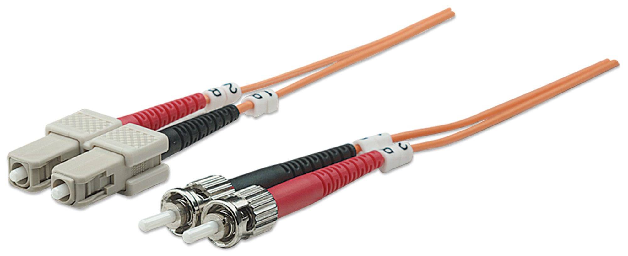 Câble de raccordement FO Intellinet 472586 [1x ST mâle - 1x SC mâle] 50/125 µ Multimode OM2 20.00 m-4
