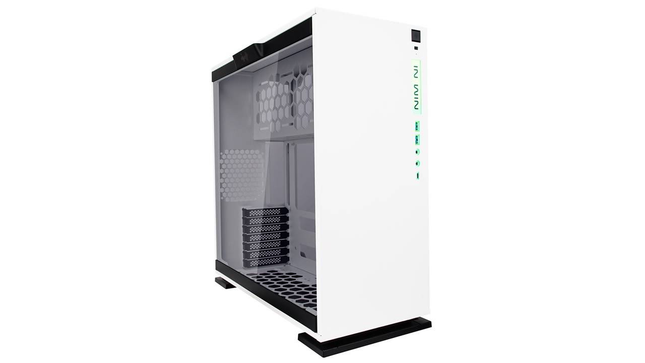 In Win 303C, Midi Tower, PC, Blanc, ATX, micro ATX, Mini-ITX, SECC, Verre trempé, 16 cm-2