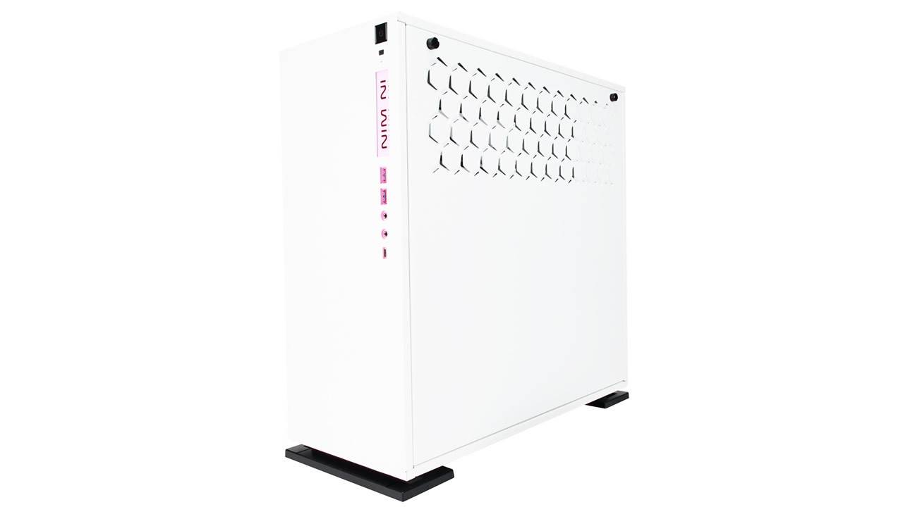 In Win 303C, Midi Tower, PC, Blanc, ATX, micro ATX, Mini-ITX, SECC, Verre trempé, 16 cm-3