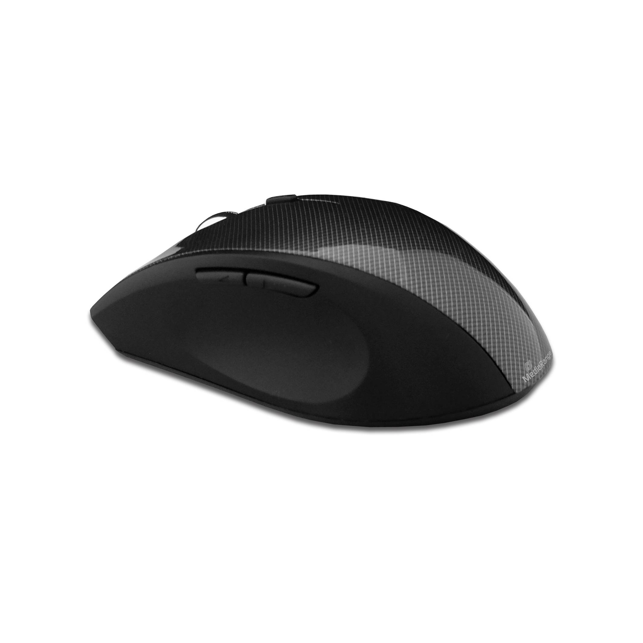 MediaRange Kit clavier + souris + pavé numérique sans fil optique noir 5 Boutons 1600 dpi-4