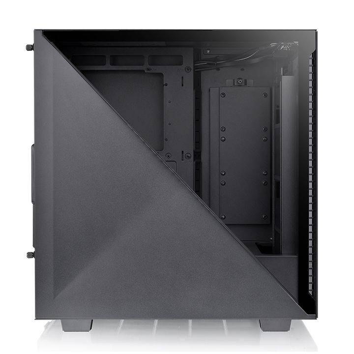 Thermaltake Divider 300 TG, Midi Tower, PC, Noir, ATX, micro ATX, Mini-ITX, SPCC, Multi-4