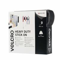 VELCRO® Bande 50mmx5m noir, crochets&velours autocollants extra fort-4