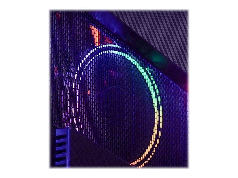 Aerocool Menace Saturn FRGB, Midi Tower, PC, Noir, ATX, micro ATX, Mini-ITX, Synthétique ABS, SPCC, Acier, 15,7 cm-3