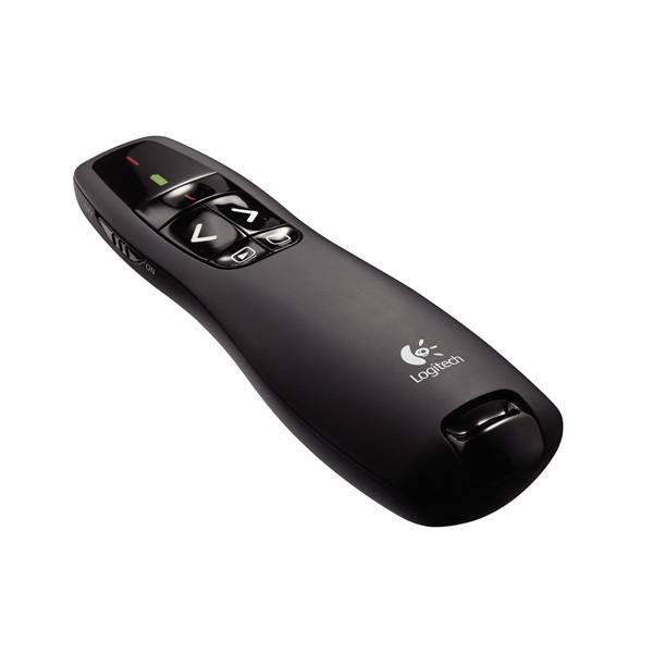 Logitech Presenter R400, sans fil, laser noir, 6 boutons, pile 2x AAA incluse, vente au détail