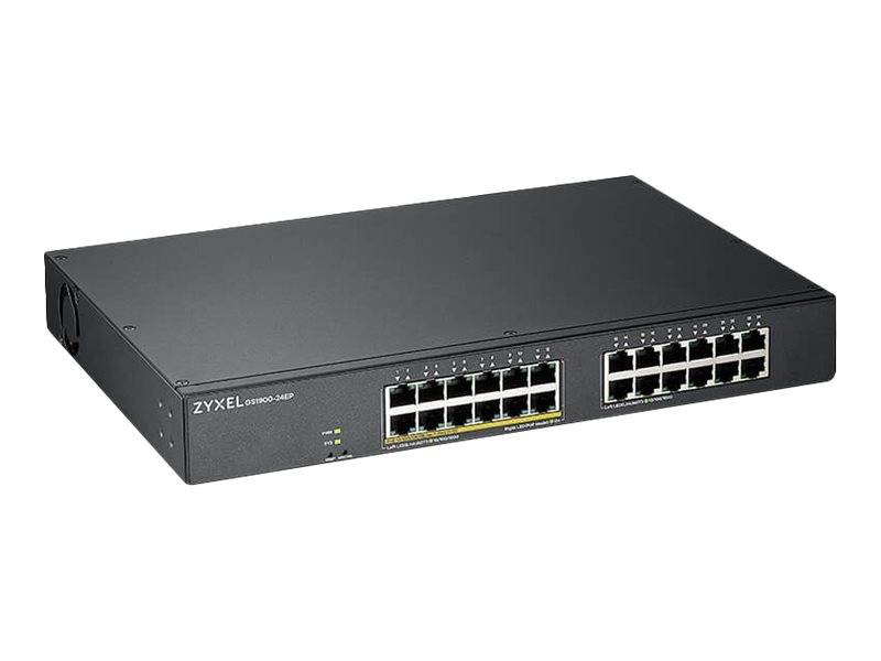 ZyXEL GS1900-24EP - Switch - Smart - 24 x 10/100/1000 (12 PoE)-1