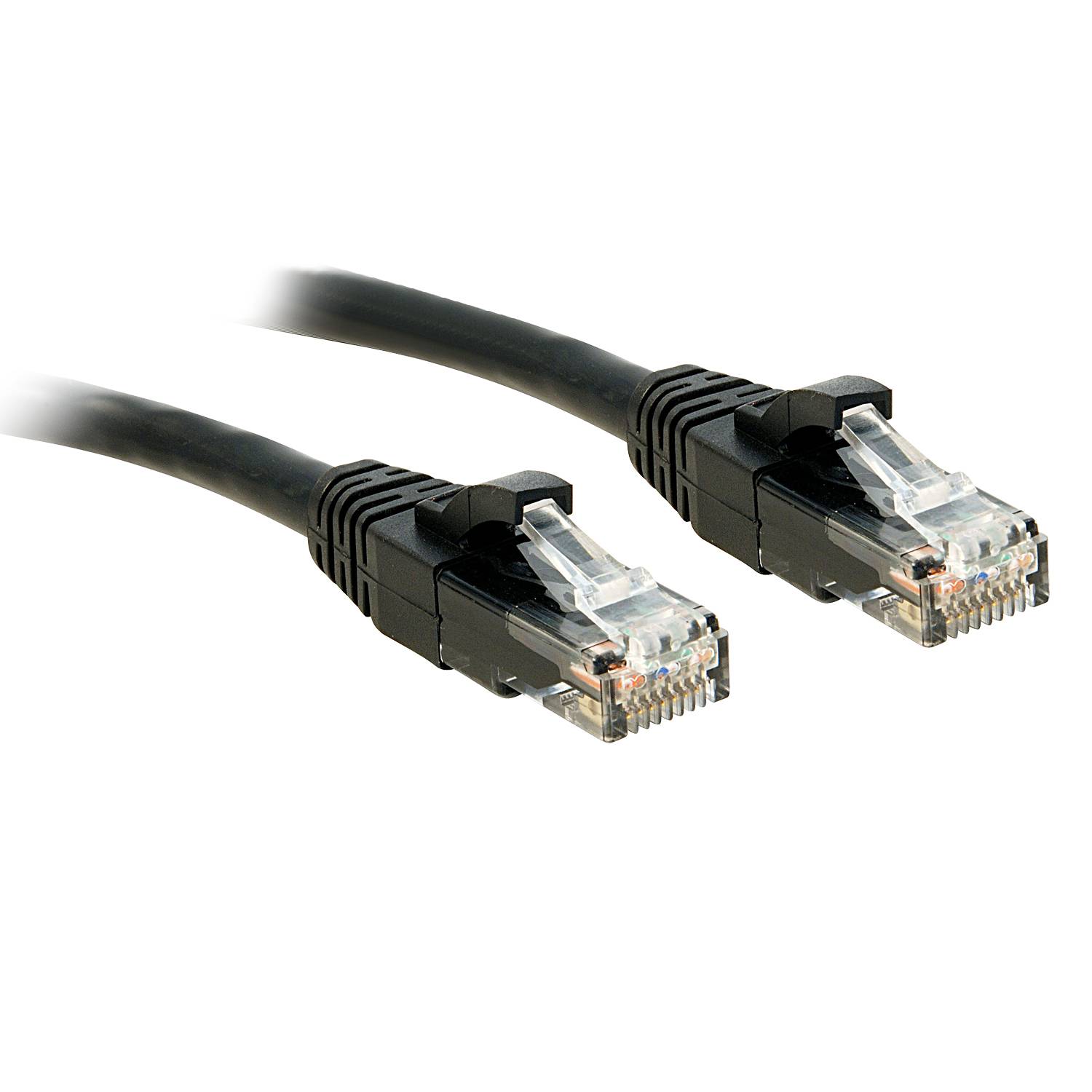 LINDY 48085 RJ45 Câble réseau, câble patch CAT 6 U/UTP 30.00 m noir avec cliquet d'encastrement 1 pc(s)-2