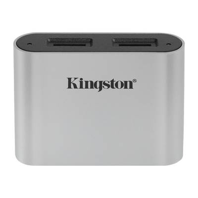Kingston Hub / lecteur de carte mémoire externe USB-C® USB 3.2 (Gen 1)  argent-noir - Conrad Electronic France