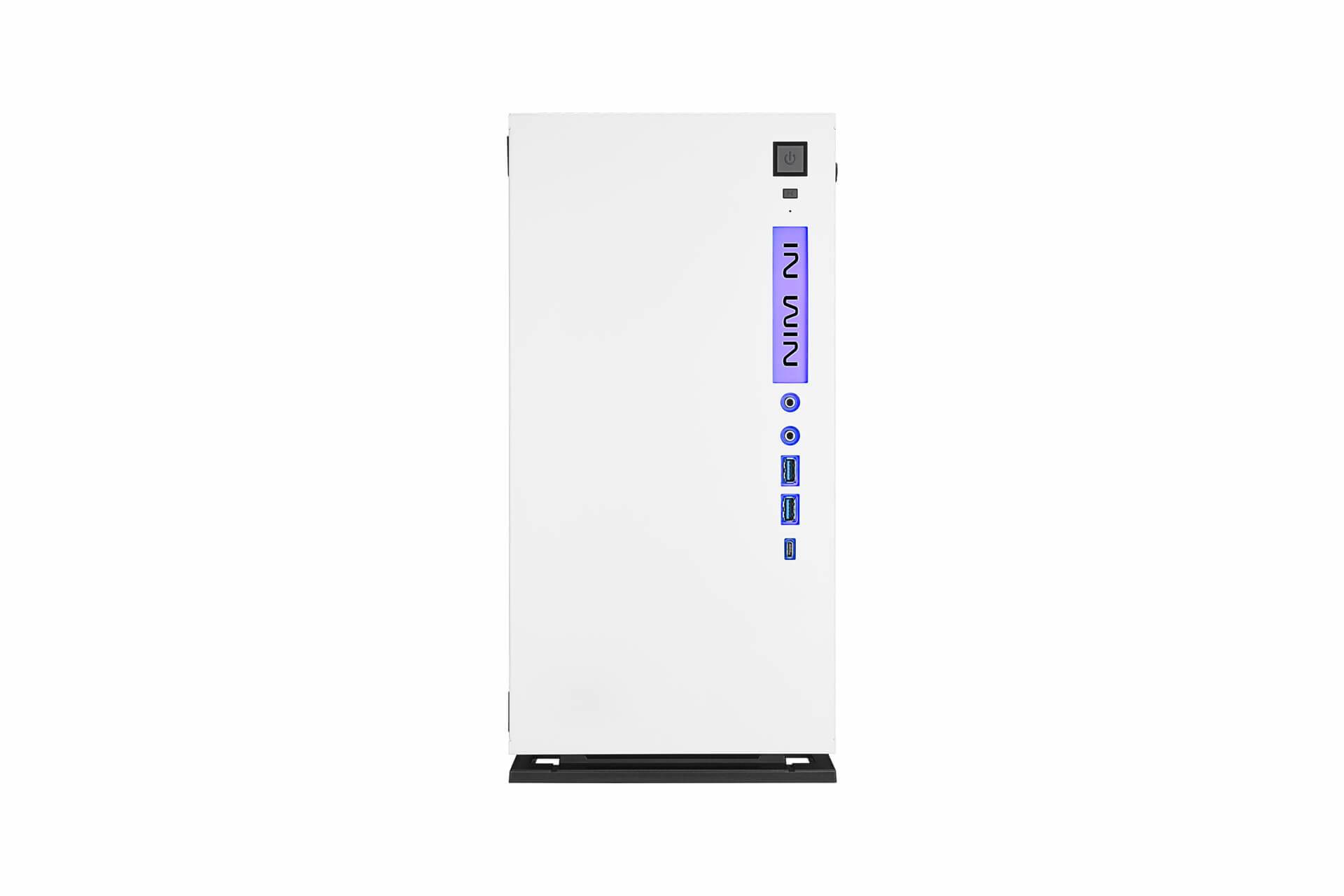 In Win 301C WHITE, Mini Tower, PC, Blanc, micro ATX, Mini-ITX, SECC, Verre trempé, Gaming-3