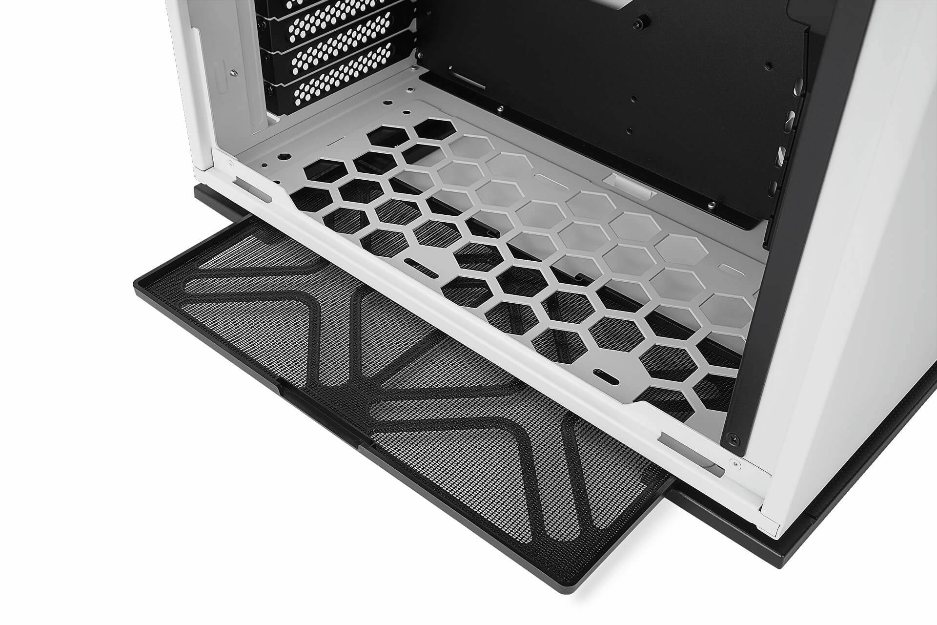 In Win 301C WHITE, Mini Tower, PC, Blanc, micro ATX, Mini-ITX, SECC, Verre trempé, Gaming-4