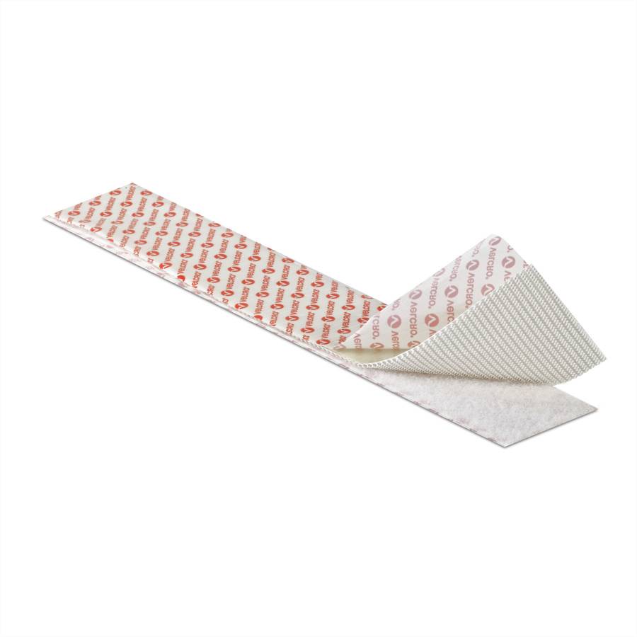 VELCRO® Bande 50mmx5m blanc, crochets&velours autocollants extra fort-0