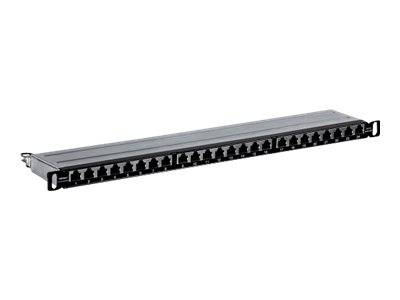 TRENDnet TC-P24C6AHS Panneau de brassage Cat6A blindé, 1/2U-3