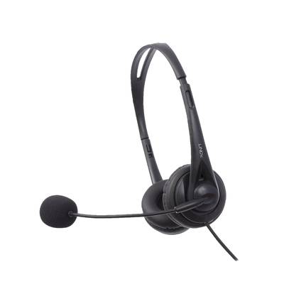 LINDY Lindy - Headset - On-Ear - kabelgebunden - USB Micro-casque supra-auriculaire filaire Stereo noir volume réglable,-2
