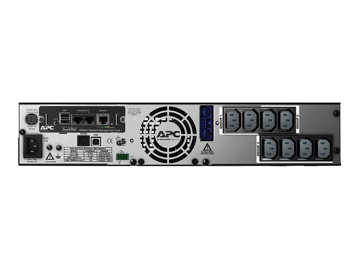 APC by Schneider Electric APC Smart-UPS X 1500 Rack/Tower LCD - USV (Rack - einbaufähig) Onduleur (ASI) 19 pouces-3