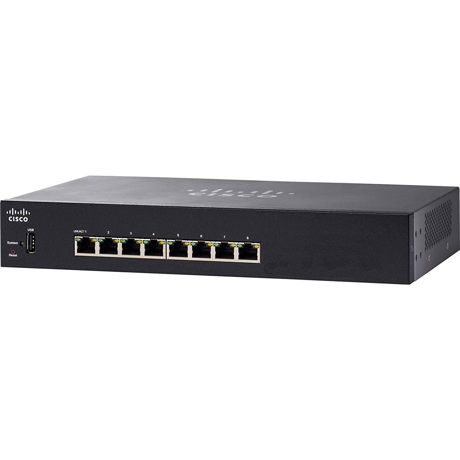 Cisco SG250-08HP-K9-EU SG250-08HP-K9-EU Switch réseau 16 GBit/s fonction PoE-3