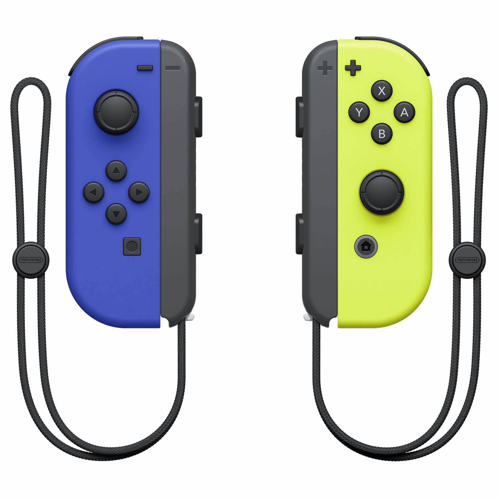 Nintendo Switch Joy-Con 2er-Set blau/neon-gelb N/A Nintendo Switch bleu, jaune fluorescent-3