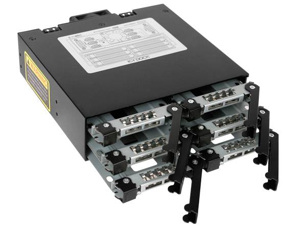 ICY DOCK Backplane MB996SP-6SB 6 disques SATA 2"5-4