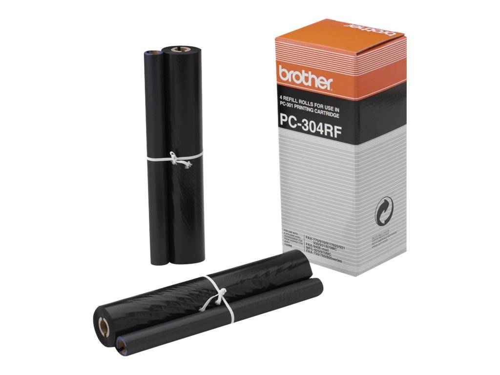 Pack 4 rubans d impression BROTHER PC304RF-3