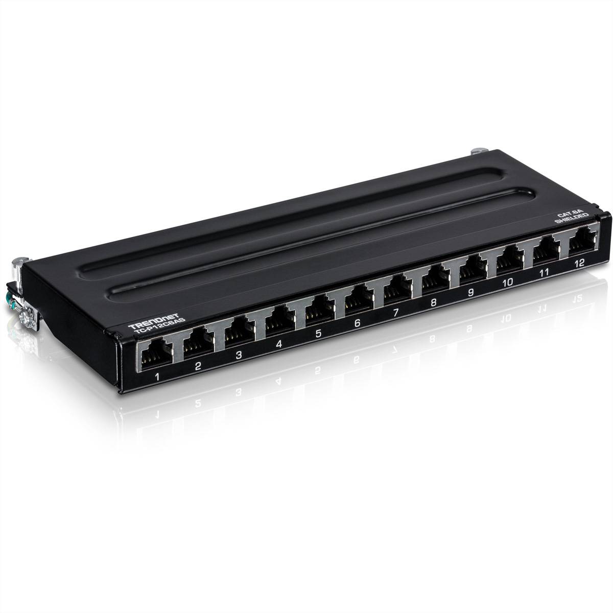 TRENDnet TC-P12C6AS Panneau de brassage renforcé à 12 ports Cat6A-0