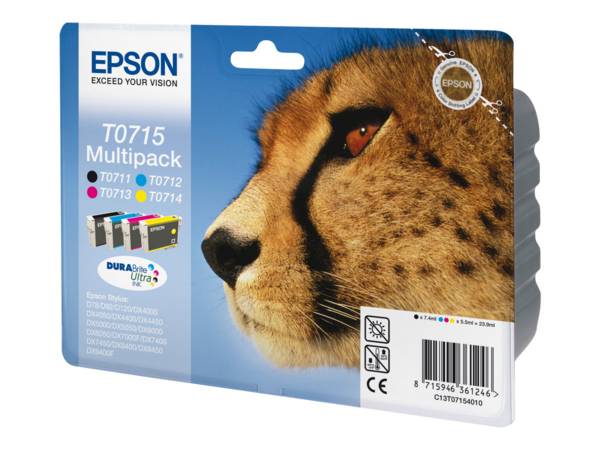 Pack de cartouches de 4 couleurs - Epson T0715