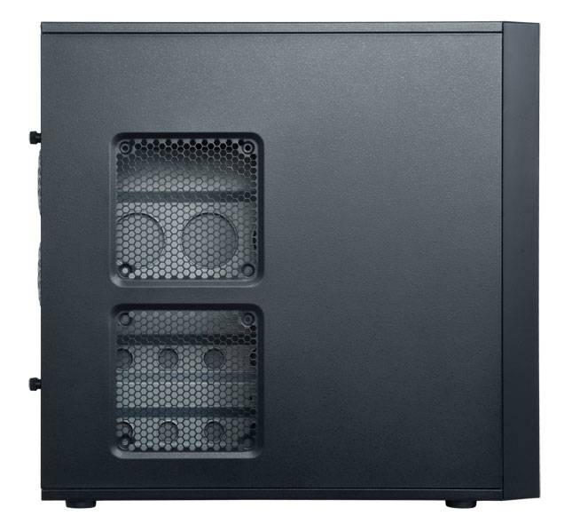 Chieftec CQ-01B-U3-OP, Midi Tower, PC, Noir, ATX, micro ATX, maison/bureau, Haut-4