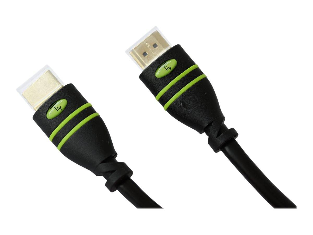 Câble de raccordement TECHly HDMI Fiche mâle HDMI-A 5.00 m noir ICOC-HDMI-4-050 Câble HDMI-2