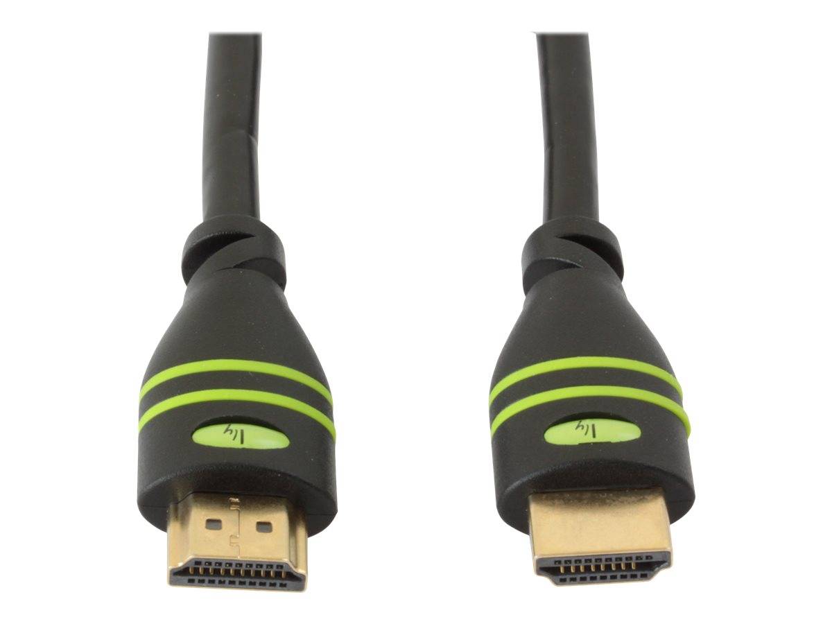 Câble de raccordement TECHly HDMI Fiche mâle HDMI-A 5.00 m noir ICOC-HDMI-4-050 Câble HDMI-3