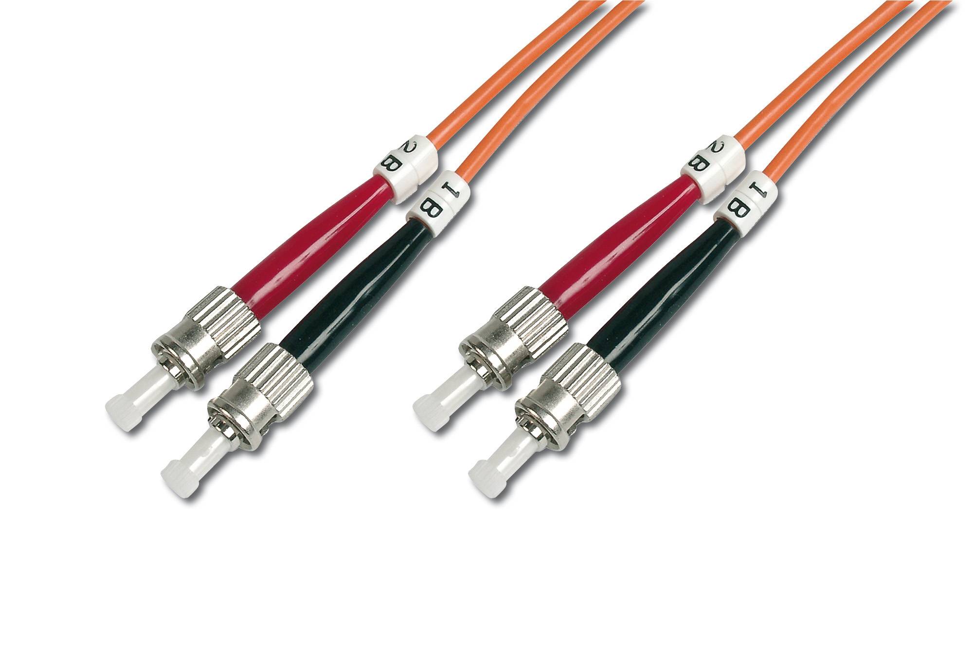 Digitus DK-2511-03 fibre optique FO Câble de raccordement [1x ST mâle - 1x ST mâle] 50/125 µ Multimode OM2 3.00 m-2