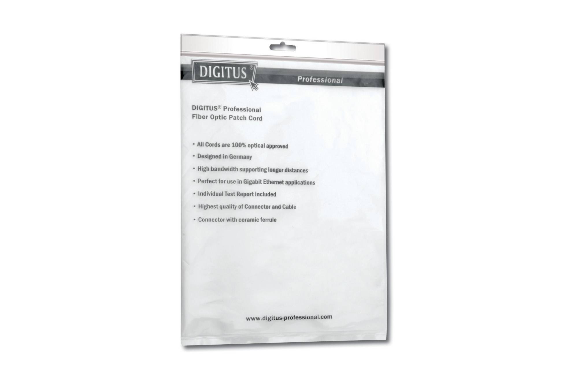 Digitus DK-2511-03 fibre optique FO Câble de raccordement [1x ST mâle - 1x ST mâle] 50/125 µ Multimode OM2 3.00 m-3