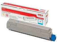 OKI C8600, C8800 cartouche de toner cyan capacité standard 6.000 pages pack de 1-2