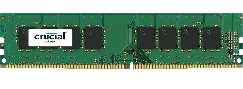 Crucial CT16G4DFD824A Module mémoire pour PC DDR4 16 GB 1 x 16 GB non-ECC 2400 MHz DIMM 288 broches CL 17-17-17 CT16G4DF-2