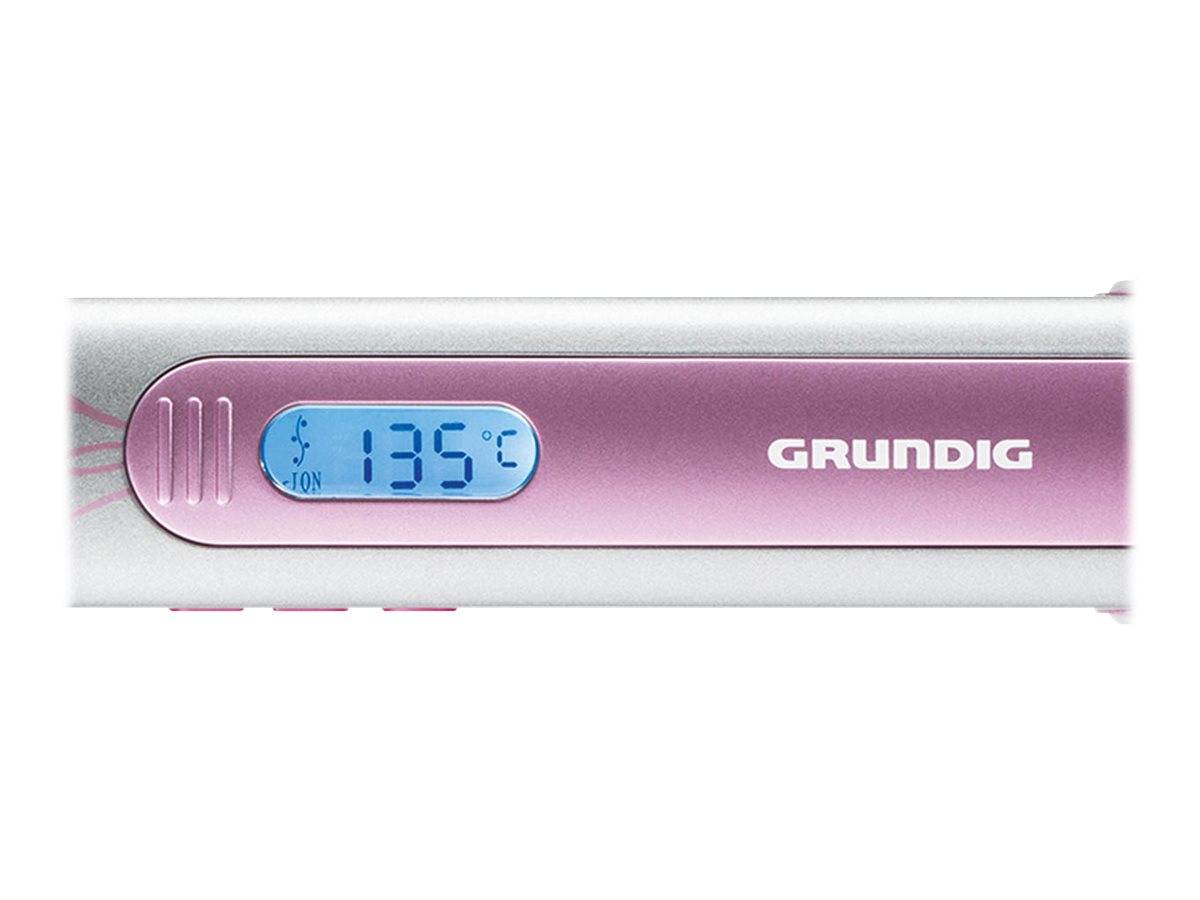 Grundig HS 5630 Fer à lisser rose, argent-1