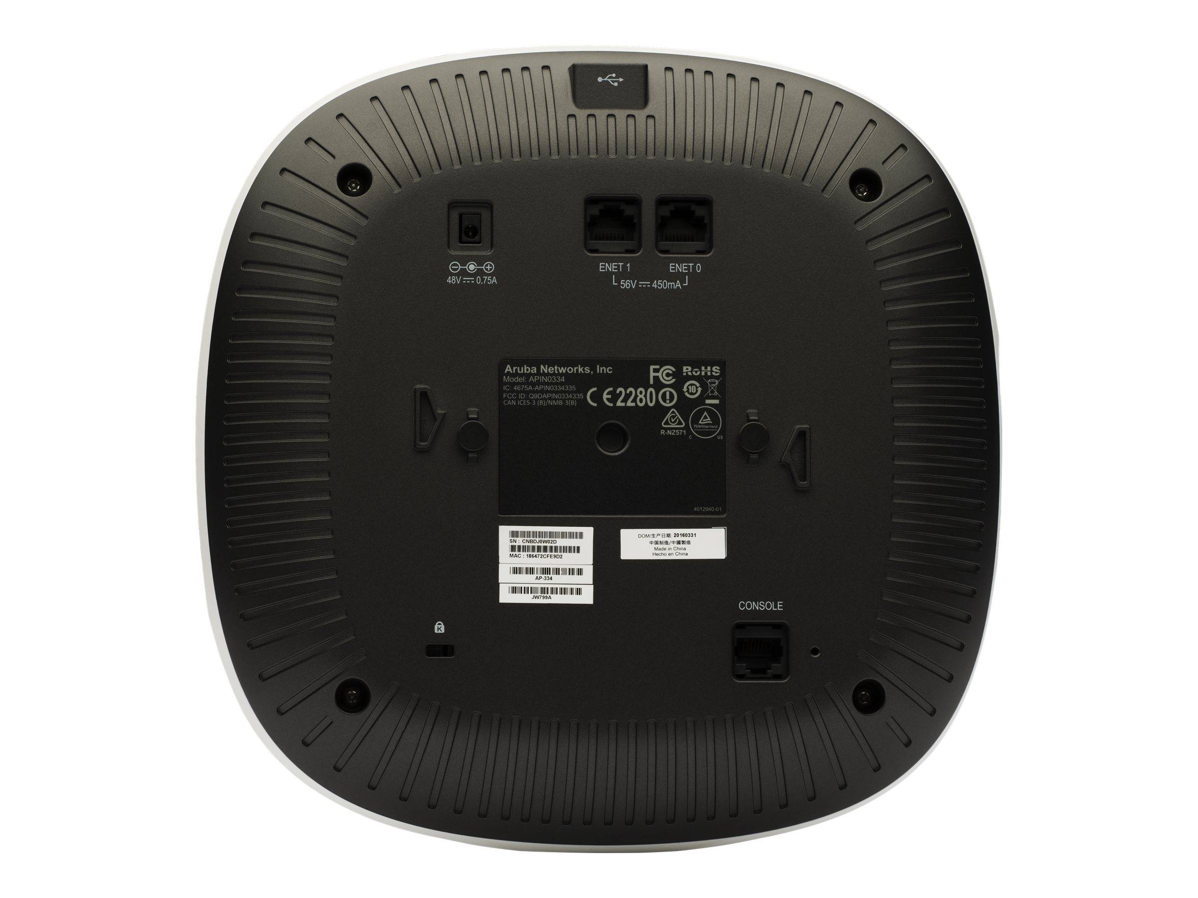 AP-334 WIRELESS ACCESS POINT Hewlett Packard Enterprise JW799A Point d'accès Wi-Fi 2.4 GHz, 5 GHz-2