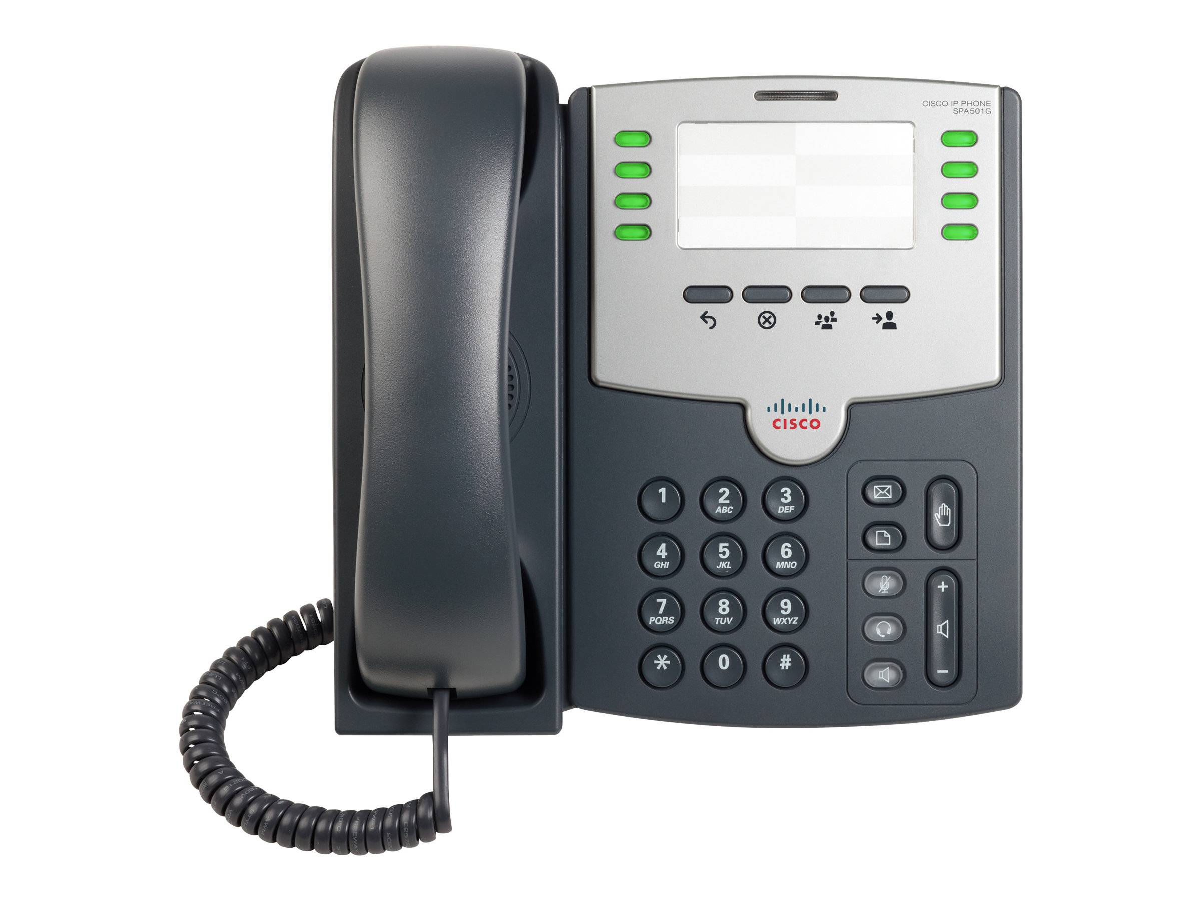 Cisco SPA501G Téléphone VoIP filaire VoIP fonction mains libres noir-1