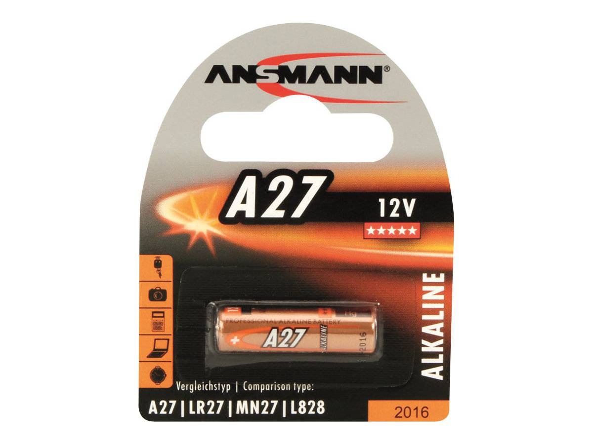ANSMANN Piles alcalines 1516-0001 A27 blister de 1-1